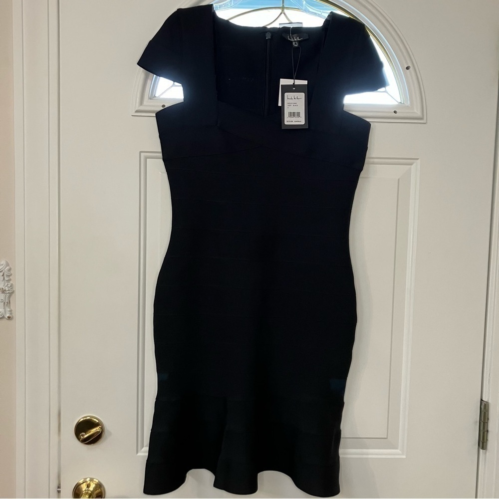 Nicole miller black cocktail or career dress size S